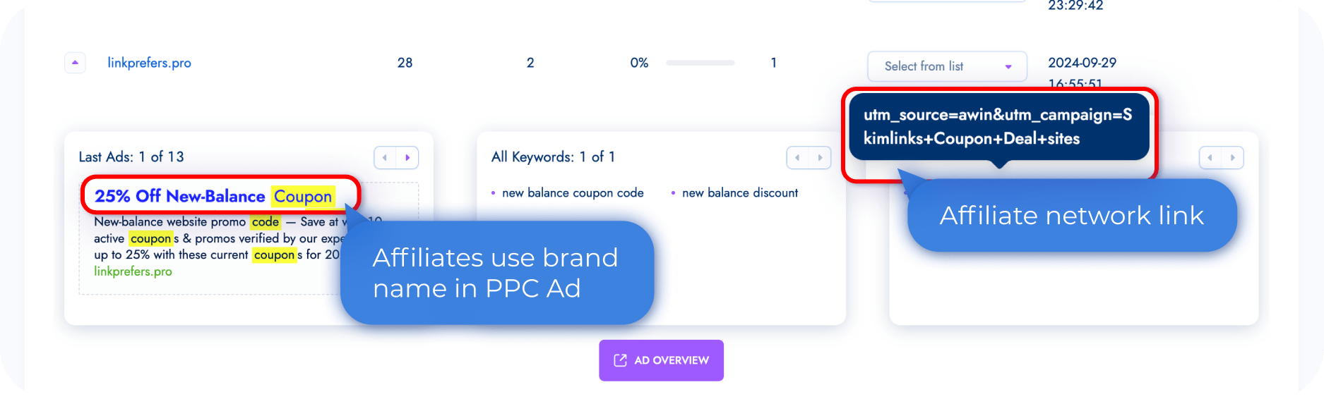 Bluepear detects PPC brand abuse in coupon code affiliate programs.png