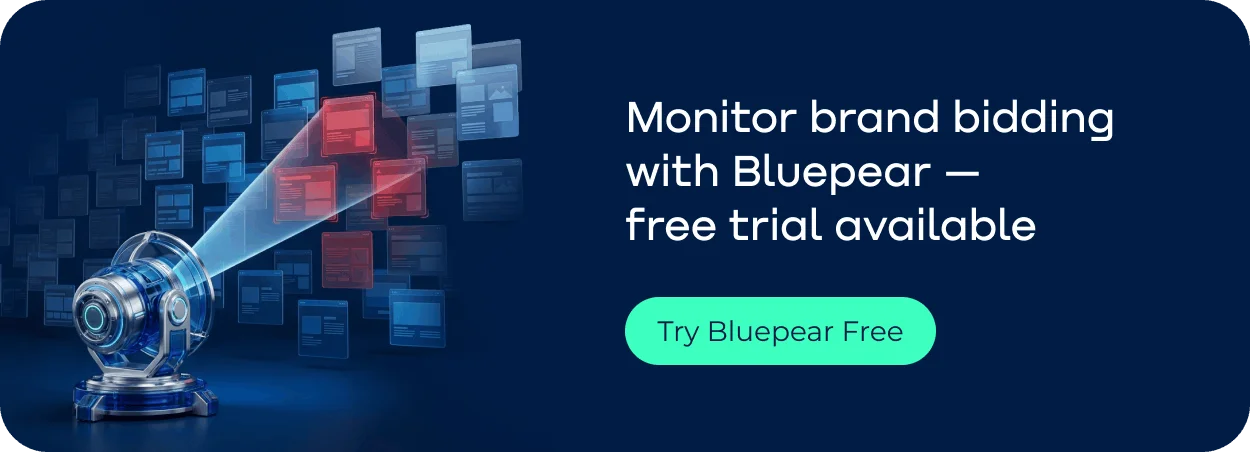 Brand bidding monitoring tool to help detect competitor and affiliate ads on branded search terms