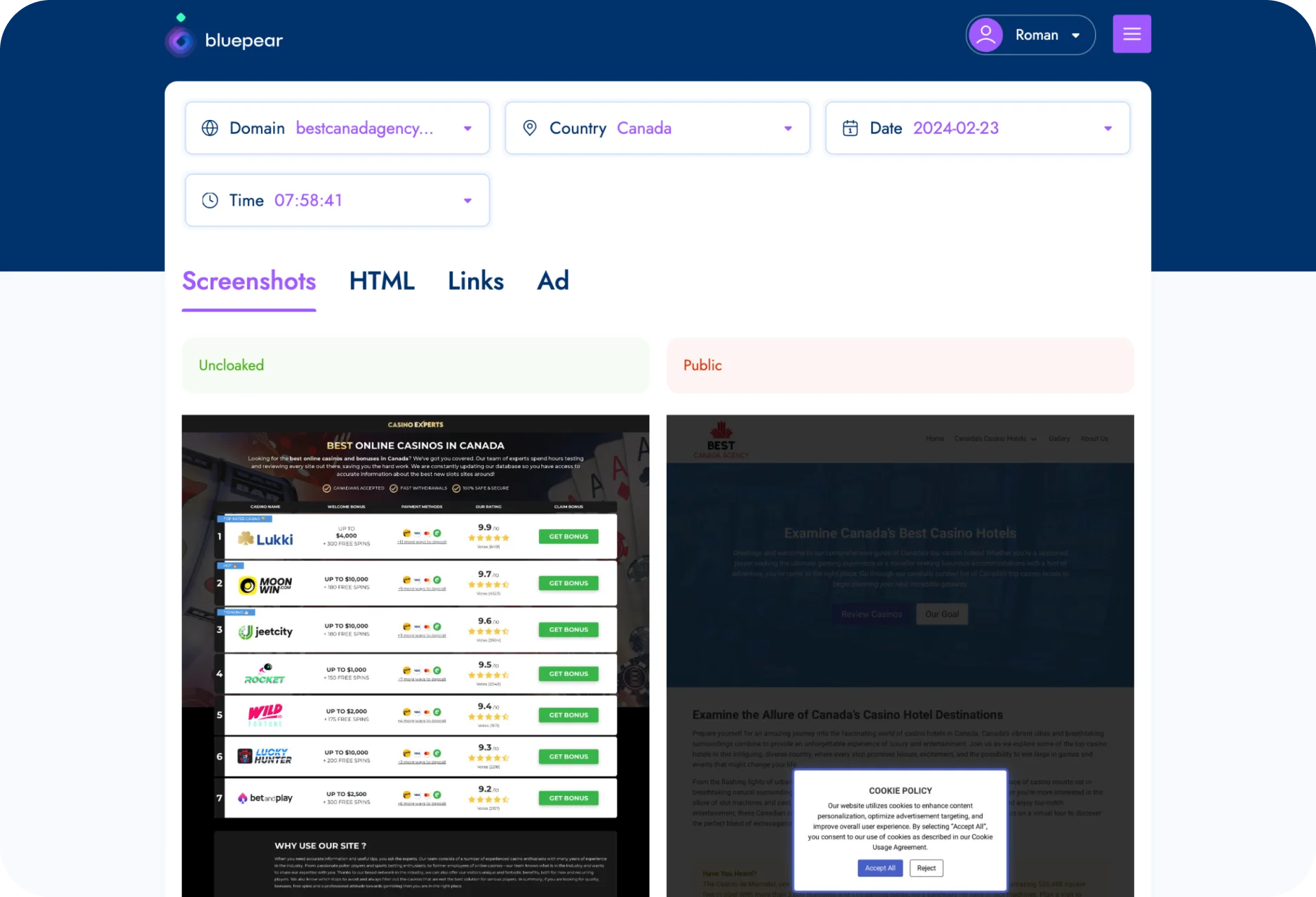 Uncloaking example Revealing hidden casino affiliate links.webp
